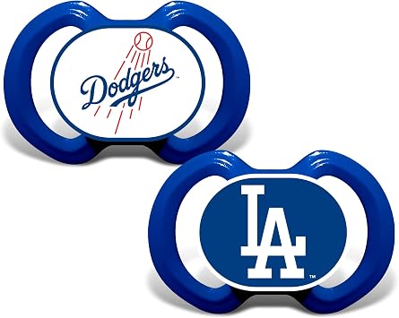 MasterPieces LAD2000 Los Angeles Dodgers Pacifier 2-Pack