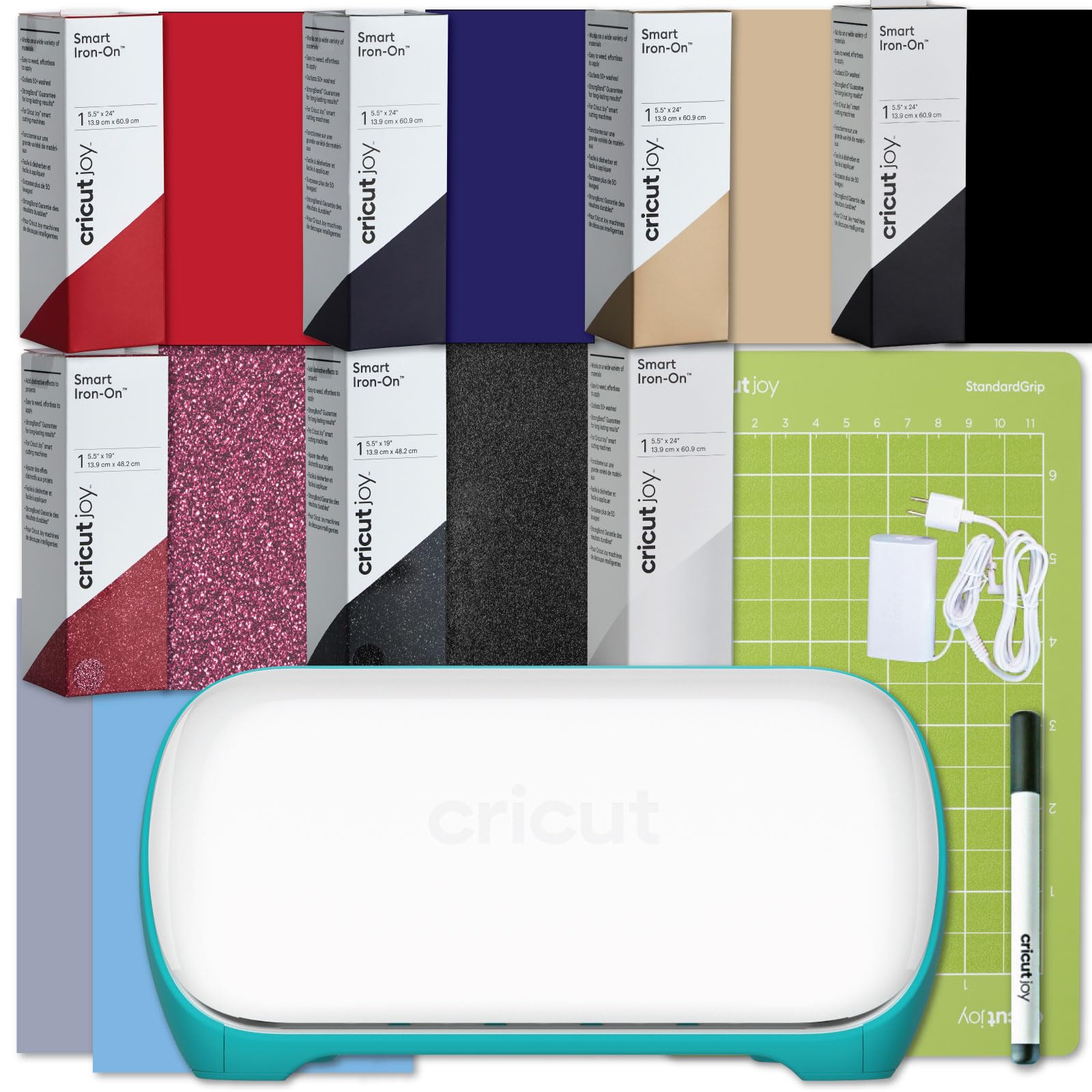 Cricut Joy Machine Bundle with 7 Smart Iron-On Rolls