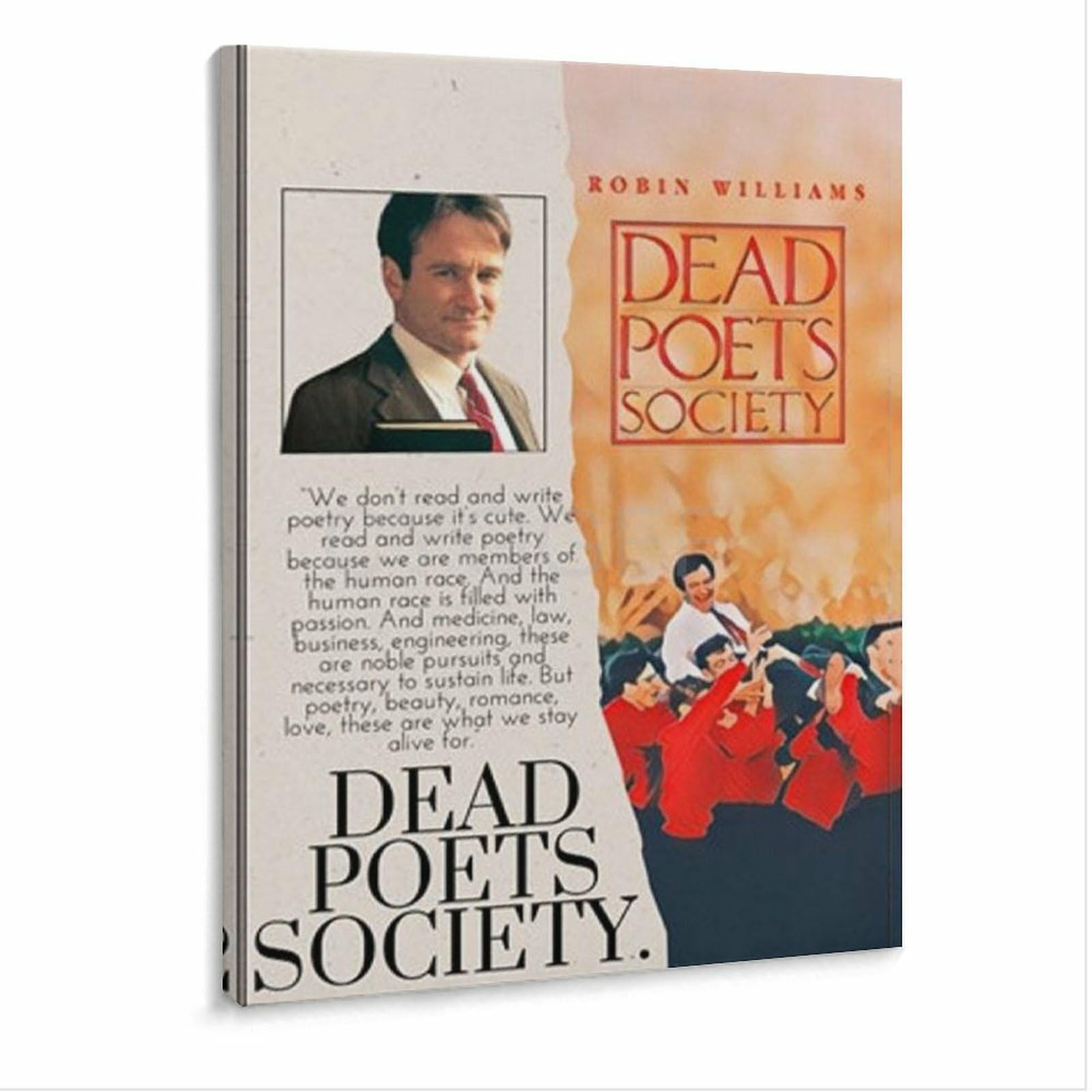 Amazon.com: CYGGFF Dead Poets Society Iconic Quotes Poster Movie