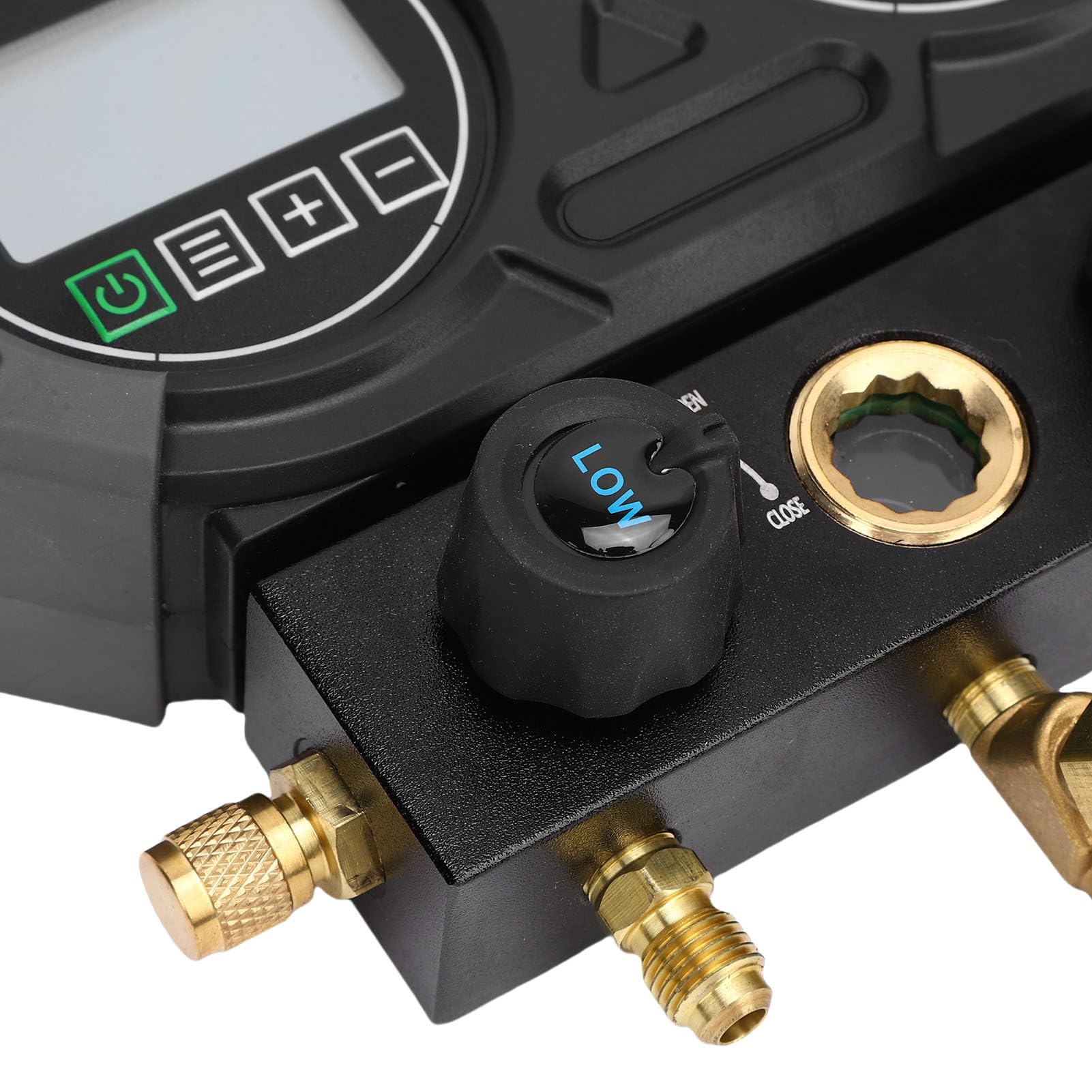 Diyeeni Gage de Presión Múltiple Digital, 0-6000 KPa de Alta Resolución Gage Digital para Controles de Diagnóstico