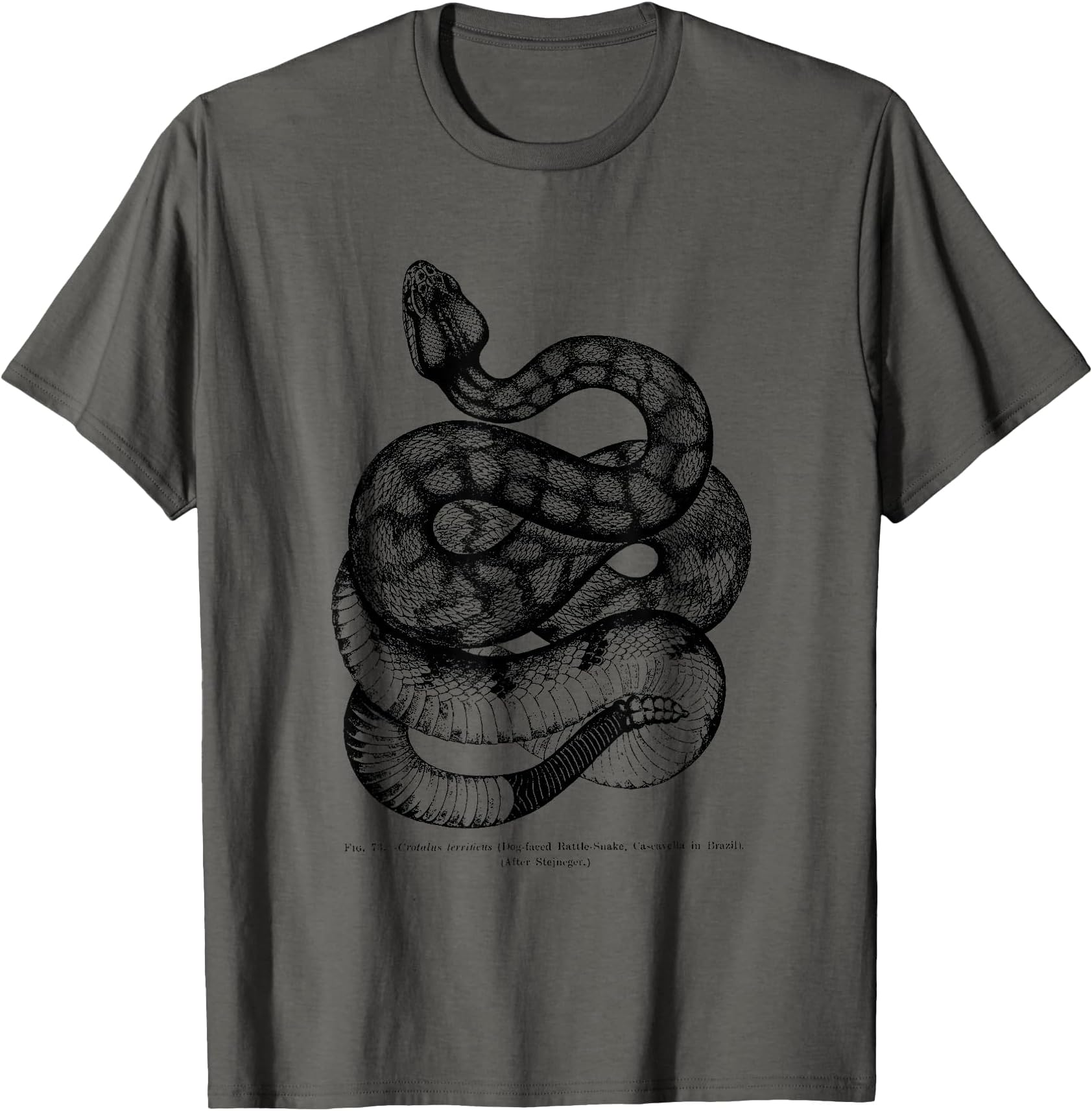 Vintage Ophiology South American Rattle Snake Tee T-Shirt T-Shirt