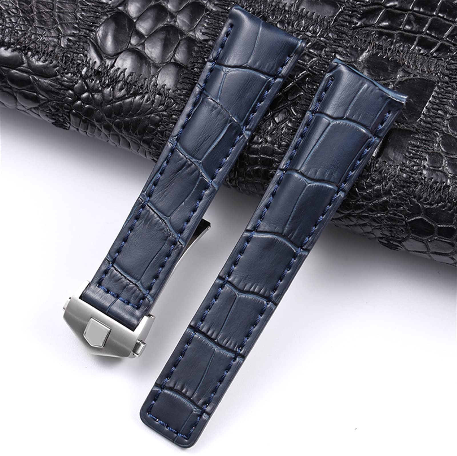 Uhrenarmband aus echtem Leder, 20 mm, 22 mm, für Uhrenarmbänder, Herren-Armbanduhren