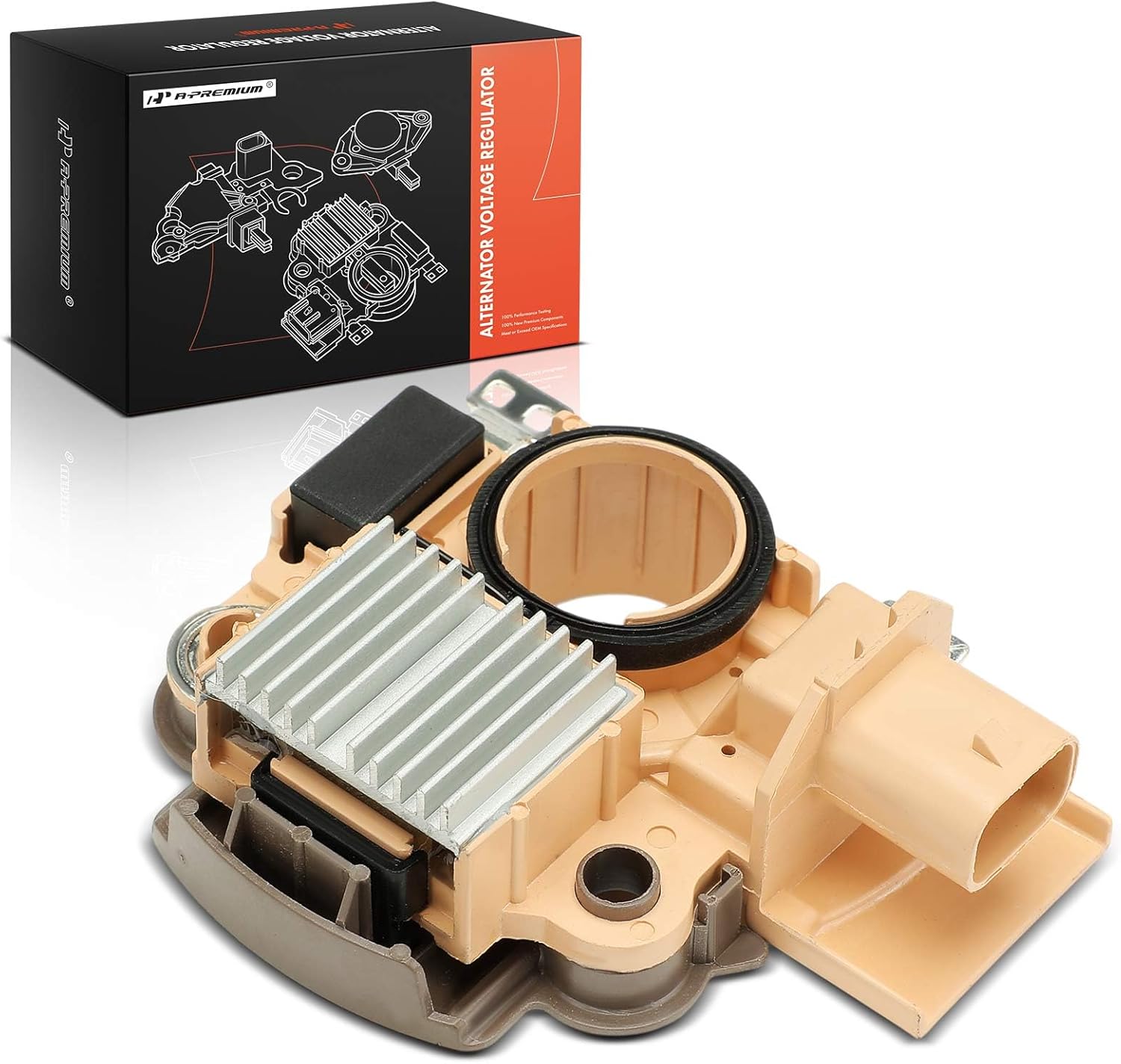 A-Premium Alternator Voltage Regulator Compatible with Pontiac G8 2008 2009, 3.6L, 14.45V A-Circuit 13.8 Vset