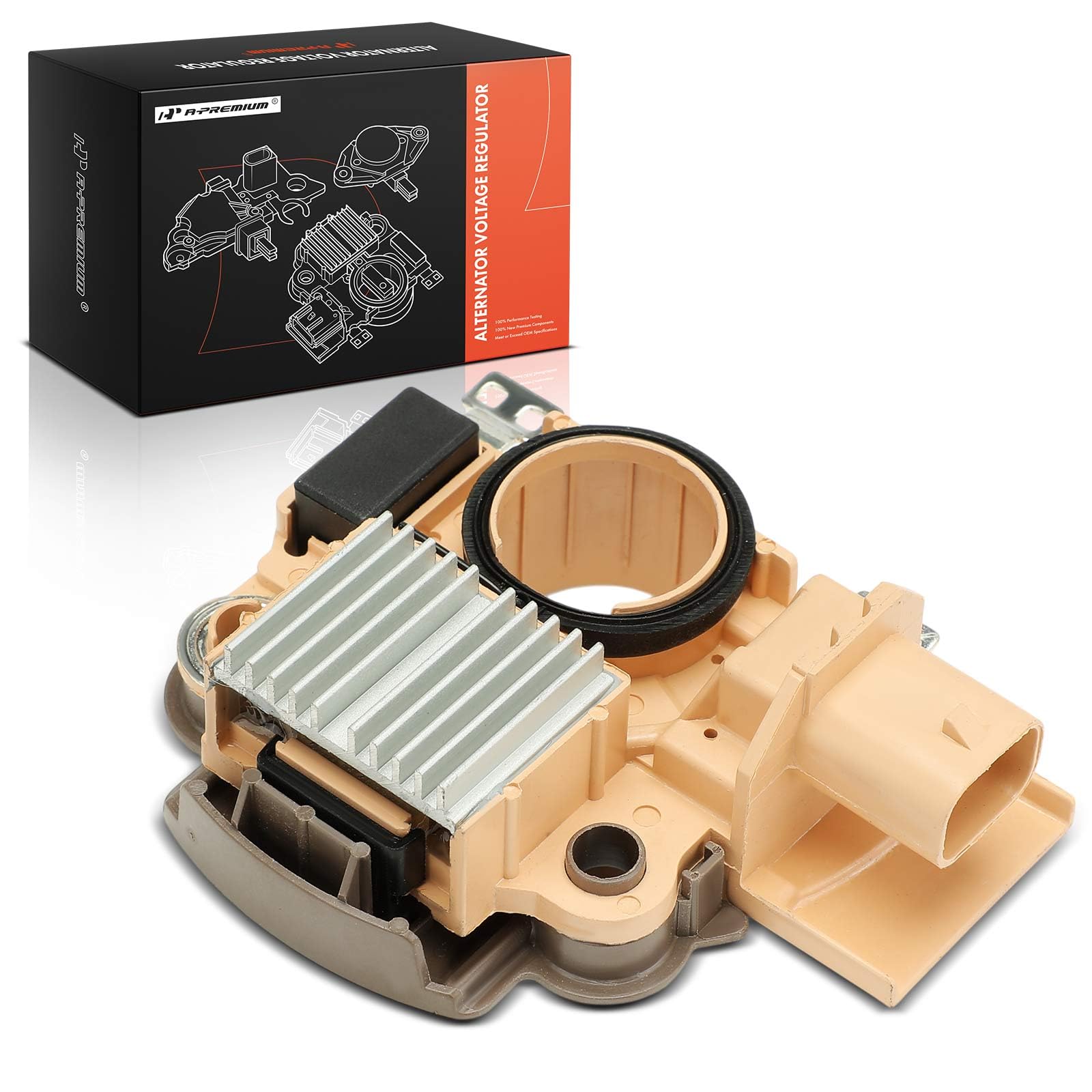 A-Premium Alternator Voltage Regulator Compatible with Pontiac G8 2008 2009, 3.6L, 14.45V A-Circuit 13.8 Vset