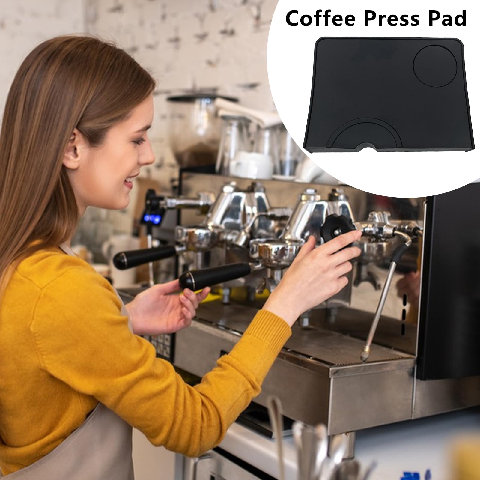 Pressino Per Caffè 58 Mm In Acciaio Inox 316 E Manico In Legno – Livellatore Piatto Anti-incrostazione