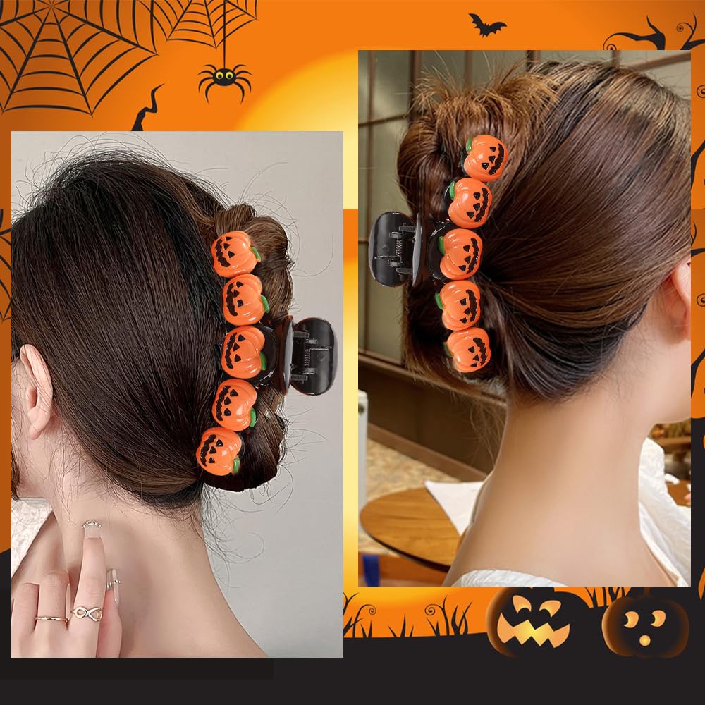 Amazon.com : 1PCS Halloween Hair Clips for Women Funny Smile  display picture 3