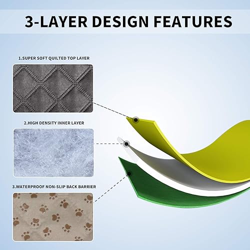 Miniatura 4 de Easy-Going - Funda protectora, 100 % impermeable, protector de muebles, funda de sofá, funda antideslizante lavable, reutilizable, contra