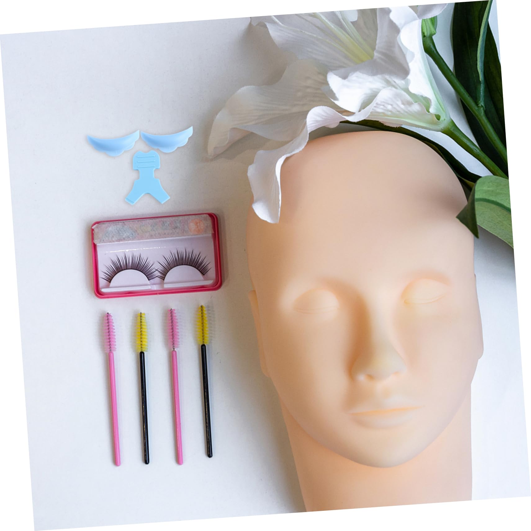 minkissy 20pares Almohadillas Para Rizar Pestañas Cepillos Para Uso Profesional Para Formas De Ojos Duraderas y Reutilizables Kit De Permanente De Pestañas