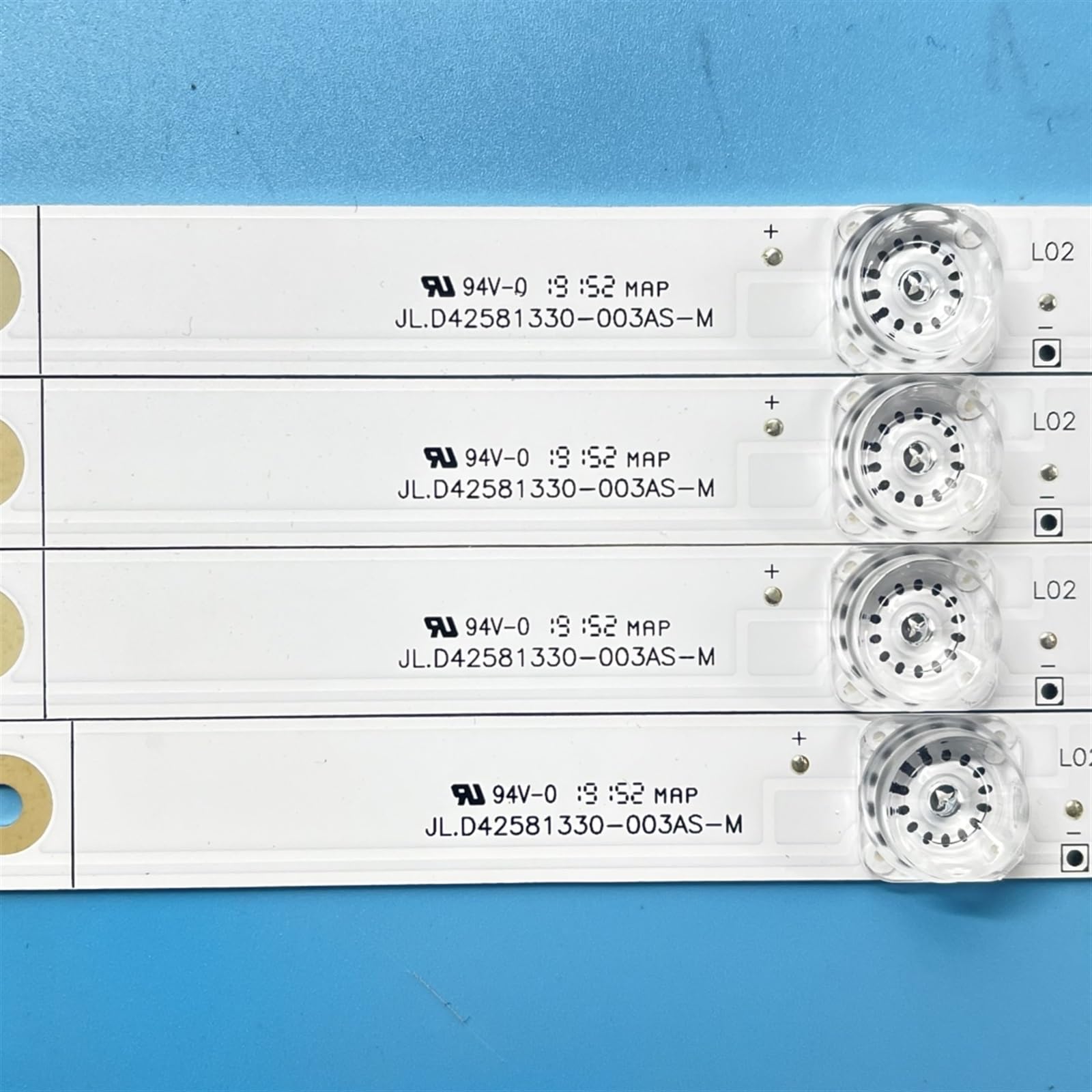 Striscia di retroilluminazione a LED Compatibile for TV da 43 Pollici TH-43FX500C Th-43fx520c JL.D42581330-003AS-M 43H6E H43A6100 43H6080E 43RGE JHD425S1U51-T0 (Color : 20 Pieces)