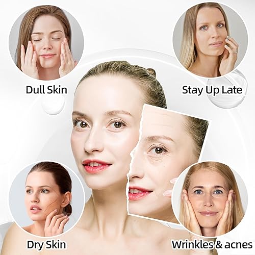 Miniatura 5 de Suero de vitamina C para la cara: vitamina C y E, ácido hialurónico, colágeno y niacinamida, suero iluminador, hidratante y antienvejecimiento