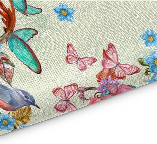 Miniatura 3 de Bird Animal Style Placemats Set of 4 Table Mats Washable Placemat Waterproof Place Mats for Party Home Dining Table Decor 18x12 in