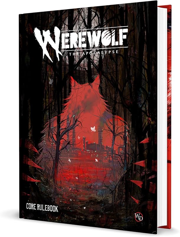 Renegade Game Studios Werewolf: The Apocalypse 5th Edition Rulebook | Hardcover TTRPG core book for World of Darkness with Garou character creation and 300+ pages of immersive storytelling