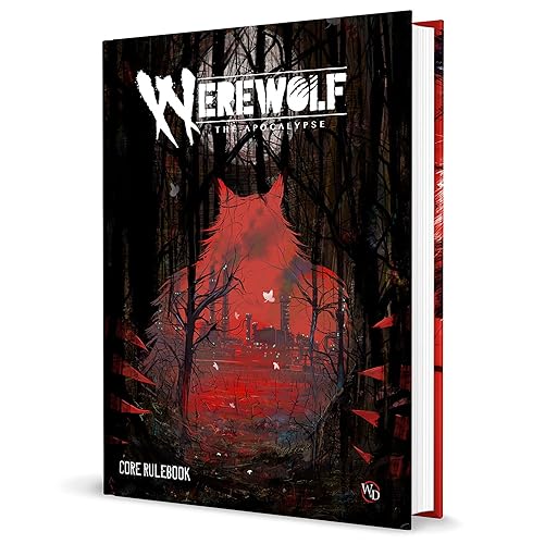 Renegade Game Studios Werewolf: The Apocalypse 5th Edition Core Rulebook - Hardcover RPG Book, Story of Environmental & Spiritual Horror Black