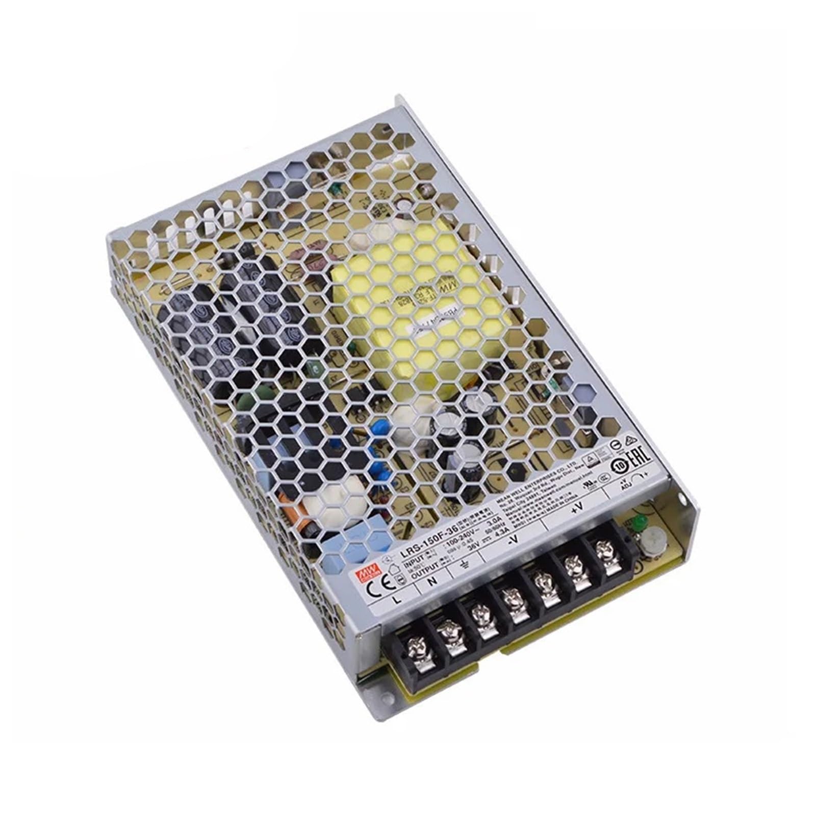 Alimentatore da Banco,Alimentatore da Laboratorio LRS-150-12 LRS-150-15 LRS-150-24 LRS-150-36 LRS-150-48 Alimentatore a Uscita Singola da 150 W(LRS-150-24)