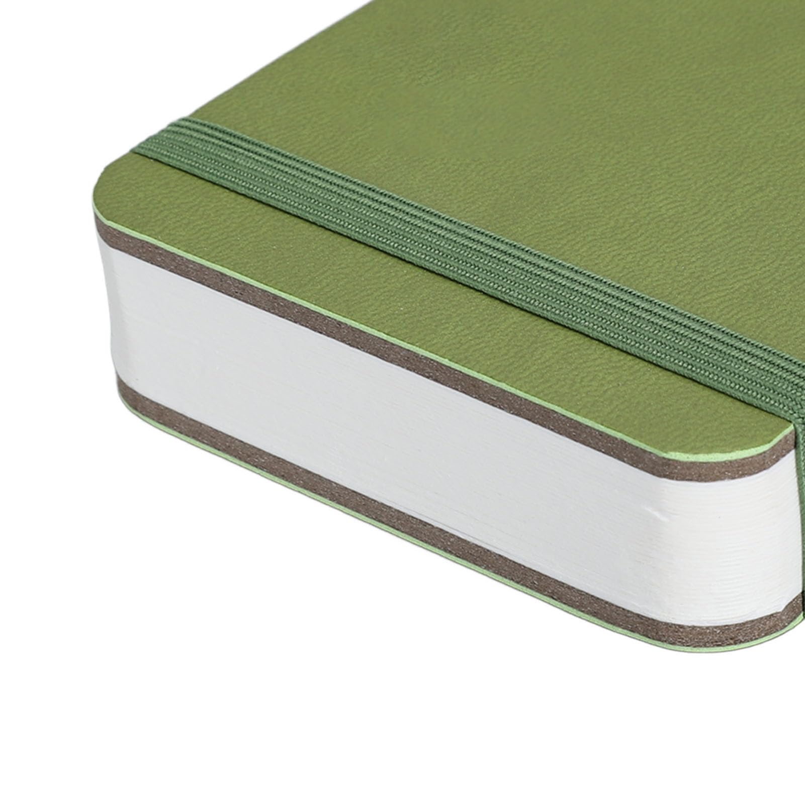 30 Arkuszy Szkicownik Akwarelowy, Przenośny Mały Dziennik Akwarelowy 8x8 Cm, Biały Papierowy Notatnik Akwarelowy 300GSM do Malowania Szkicowanie Doodling Pisanie (GREEN)