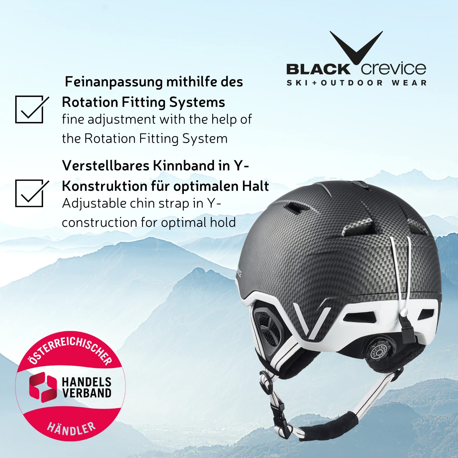 Black Crevice Vail kask narciarski