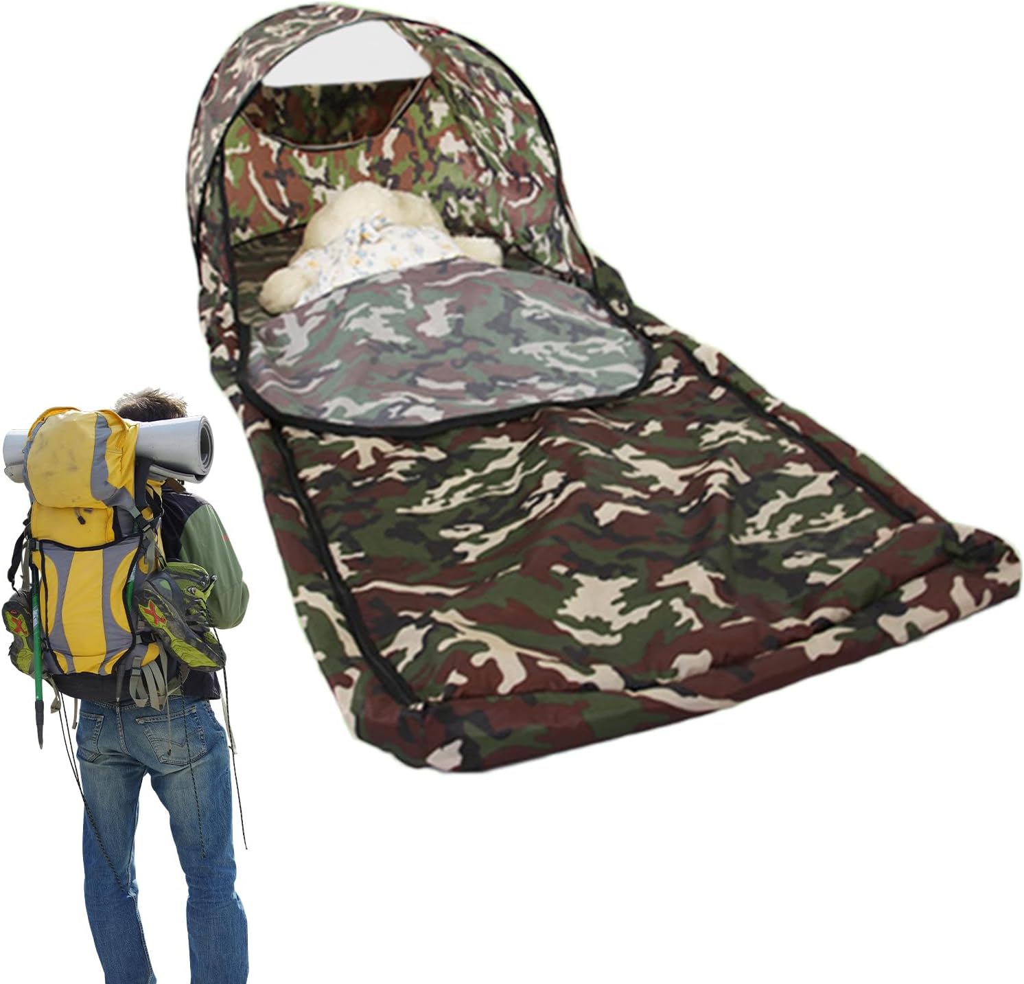 デッドストック フランス軍 OH スリーピングバッグ 寝袋 シュラフ