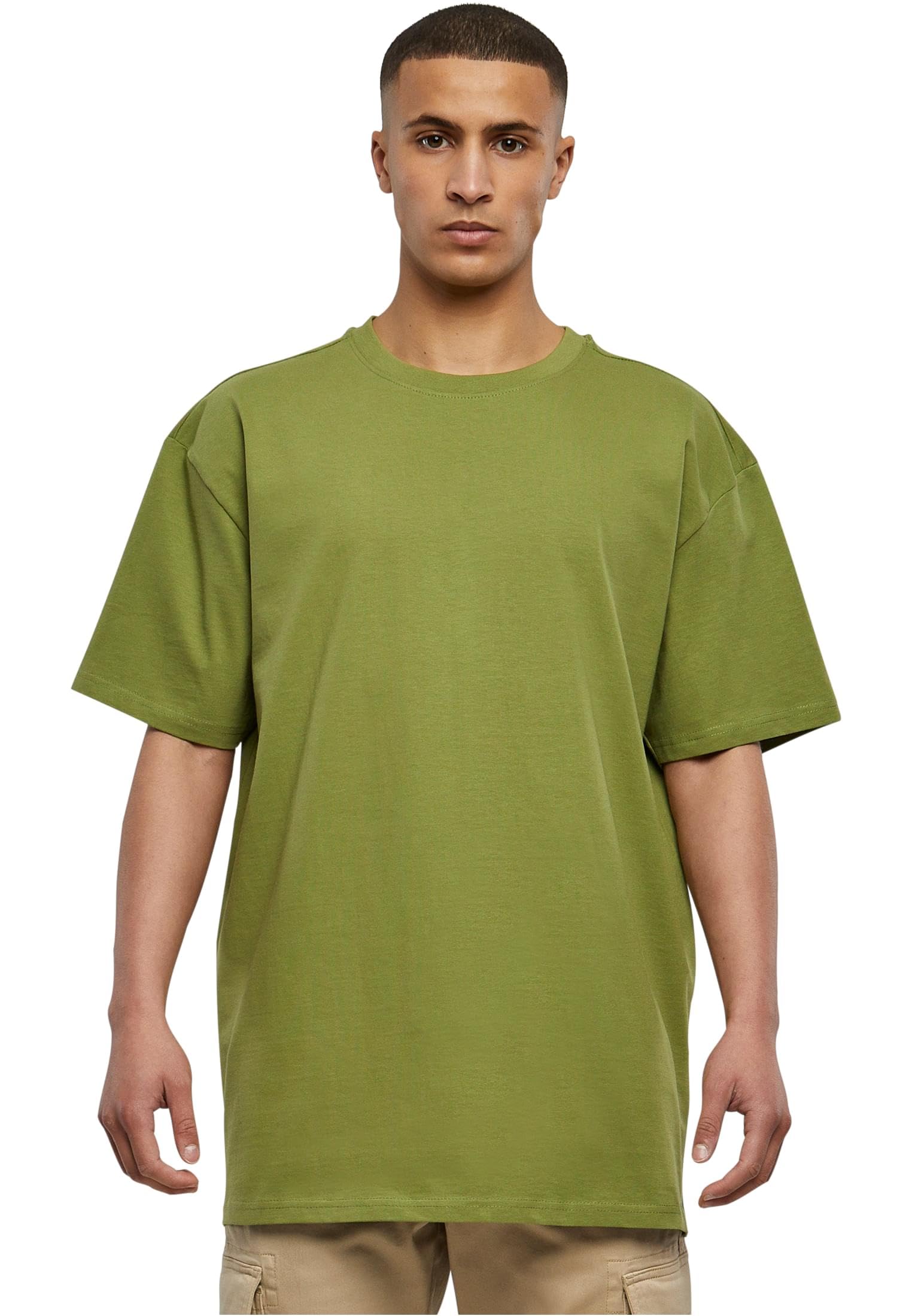 Urban Classics Men's Heavy Oversized Tee Wide Cut, Long Tee, Short Sleeves Shirt with Crew Neck, 100% Jersey Cotton (pack of 1)