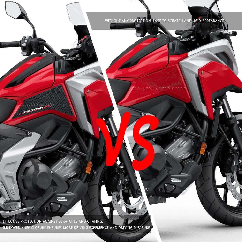 Kit Autocollants Protection Réservoir Moto H-Onda NC750X 2021-2024 – Anti-Rayures, Antidérapant, UV – Couleur 5