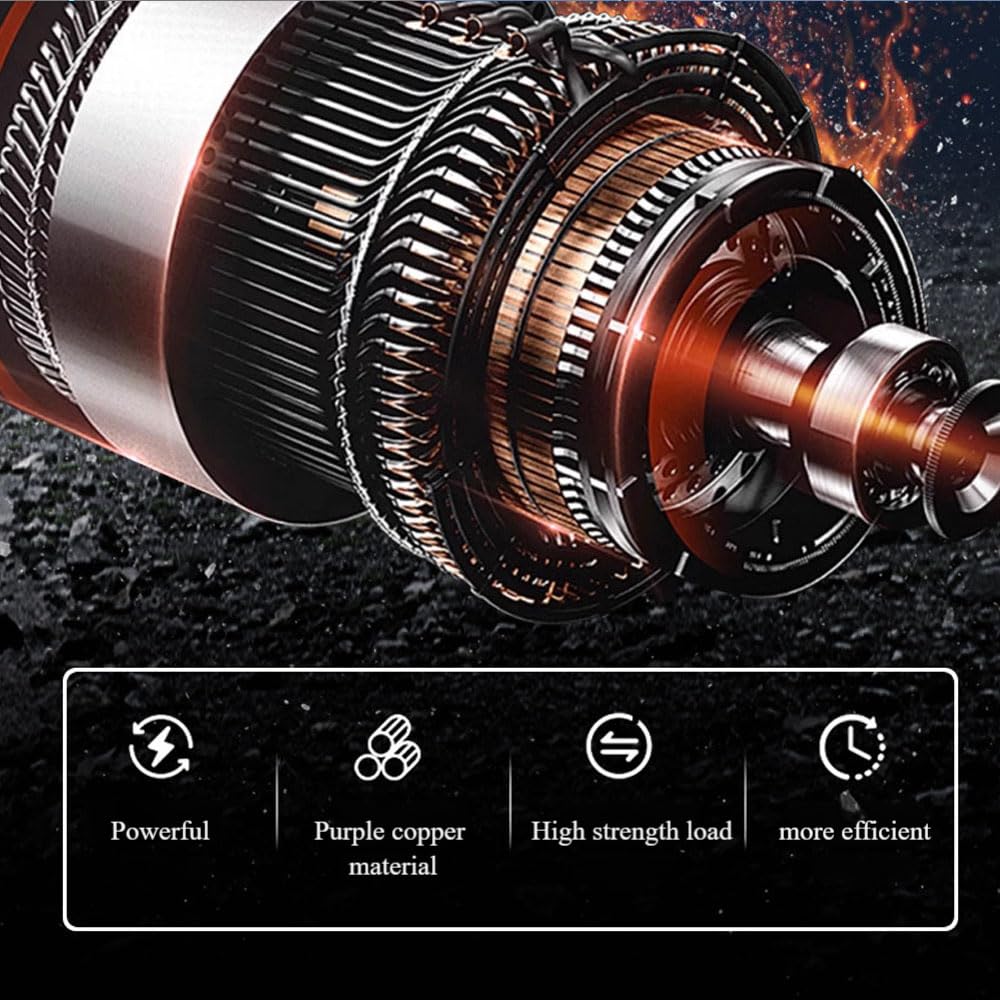 Soplador de hojas de mano con turbina, soplador seco a chorro de 1050 W, regulación de velocidad continua de 5 engranajes, soplador de secador de lavado de autos filtrado de alta potencia de mano, par