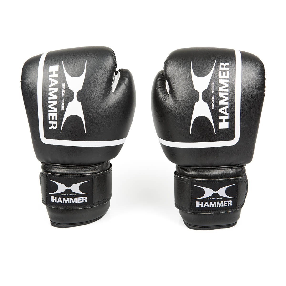 HAMMER Boxhandschuhe Fit II, schwarz, 12 oz, 95612