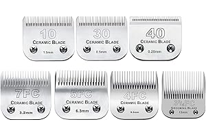7Pack 10 Oster Blades Compatible with Oster A5 Clipper