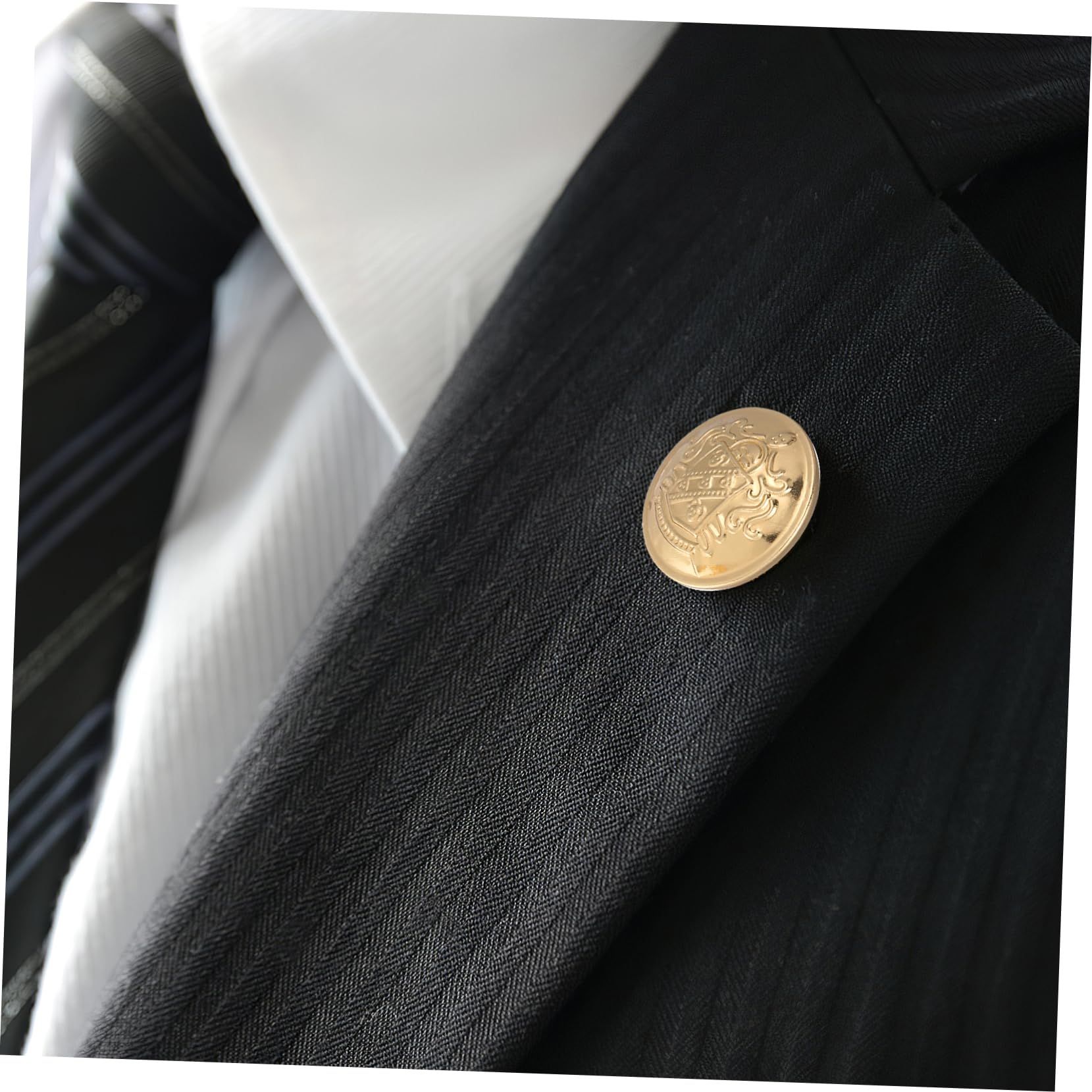 SHINEOFI 400stücke Vintage Goldene Knöpfe Für Kleidung Dekorative Nähschließen Runde Brass Buttons Für Anzüge Jacken Projekte Langlebig Und Einfach Zu Annähen