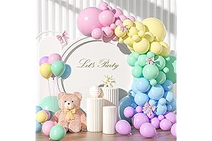 135 Pastel Colors Balloons for Events