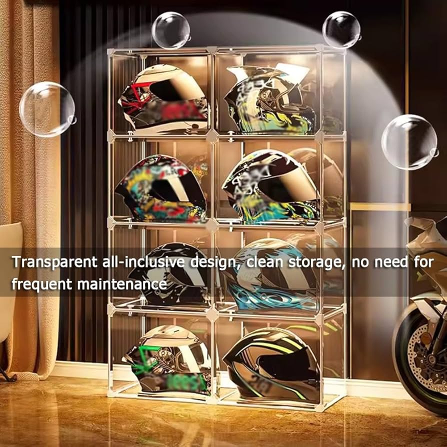 Amazon.com: GZHERVICES Helmet Organize Display Cabinet with