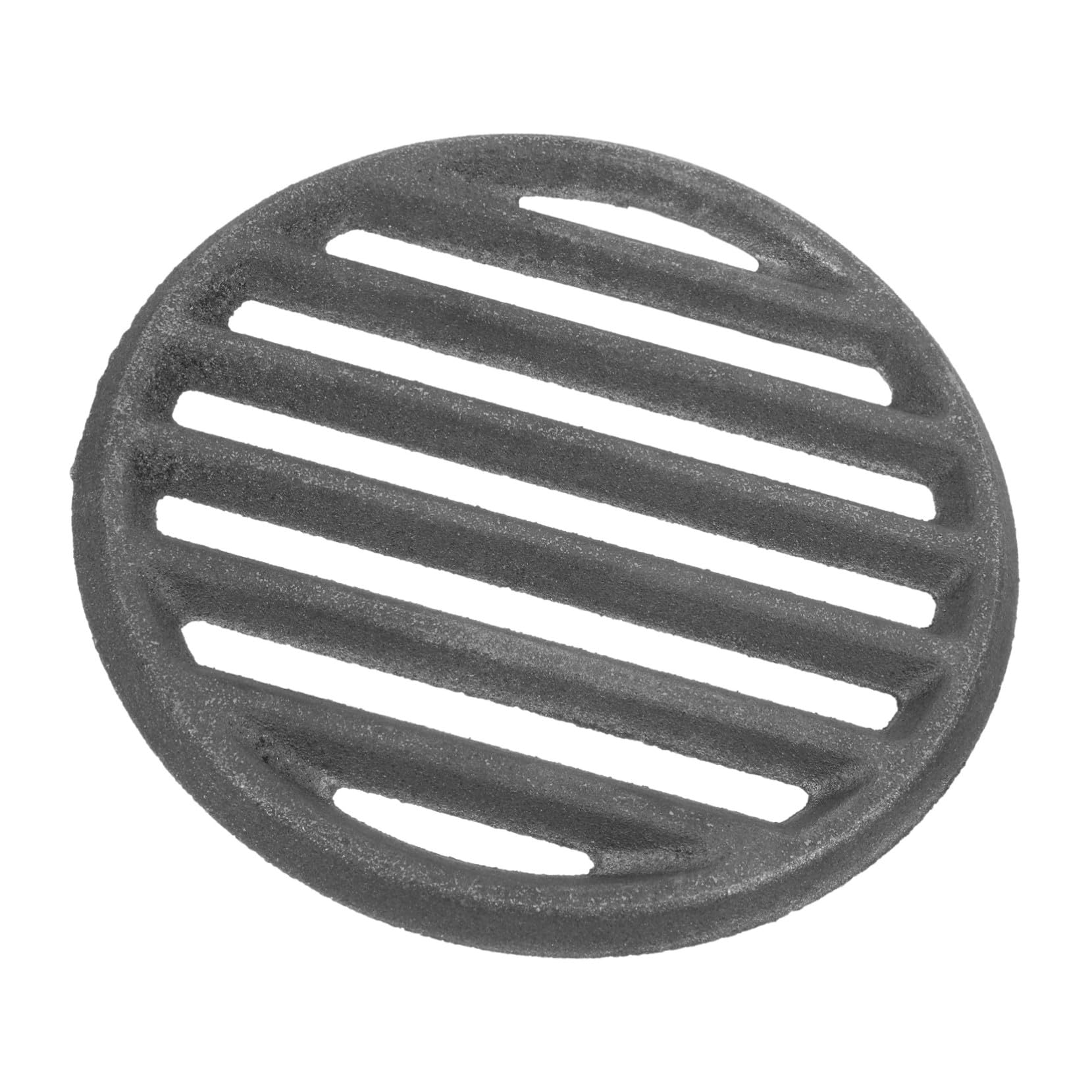 Grille de barbecue en fonte anti-déformation 22 cm pour cheminée et extérieur