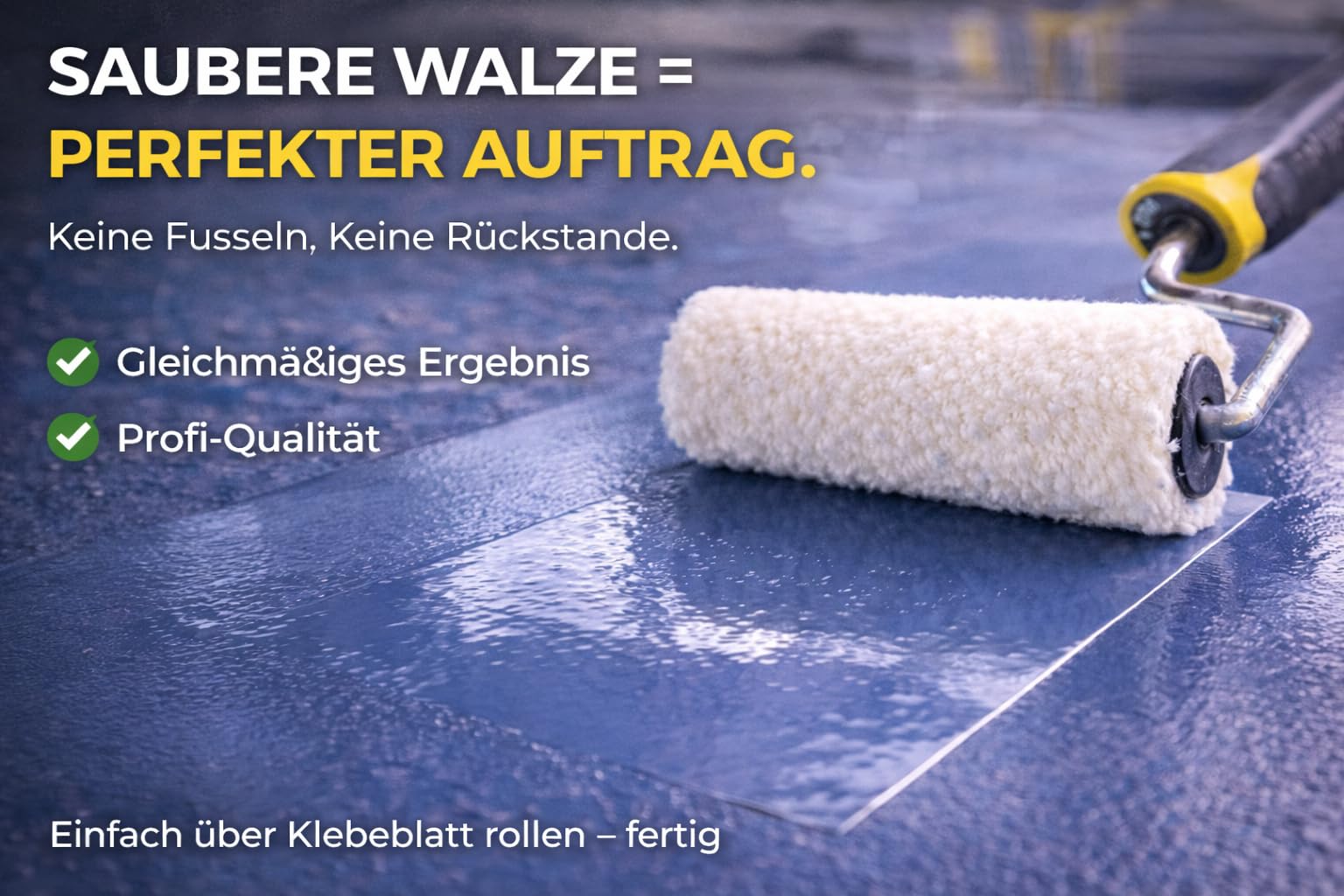 Wałek malarski do czyszczenia arkuszy kleju – 1 opakowanie po 5 arkuszy (250 x 300 mm) – usuwa kłaczki kurzu – przygotowanie wałków bez wody – dla malarzy, lakierników, wykładzin podłogowych