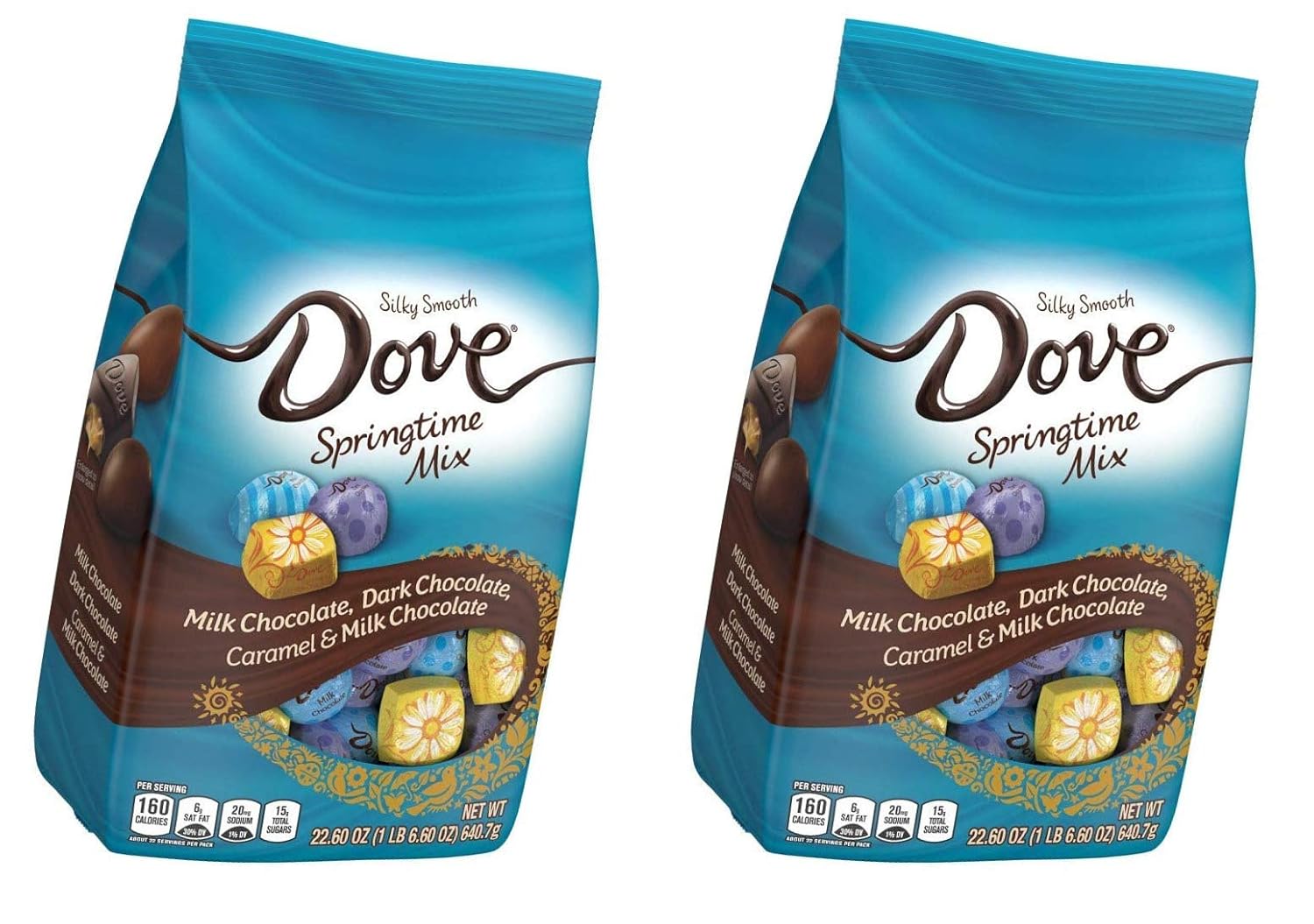 Dove Easter Assorted Springtime Mix Chocolate Candy, 22.6 oz - 2 Pack
