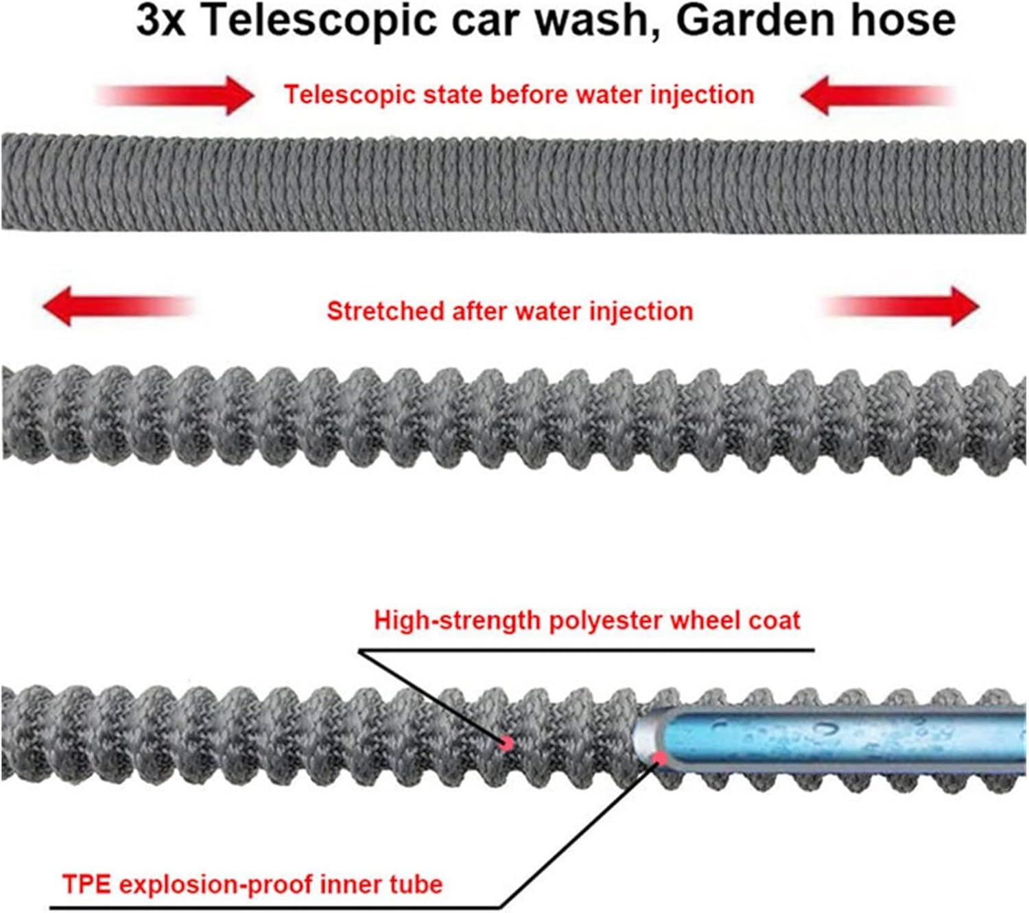 17FT-125FT ガーデン伸縮ホースマジックゴムホース EU 水道管高圧洗車ホーススプレーガン庭の水やり (Color : Ho ヒミコ]  ローファー HIMIKO/ヒミコ/レインコインローファー/634102 レディース 634102 ヒミコ 卑弥呼 【耐水】レインコインローファー/634102  （アイボリー ...