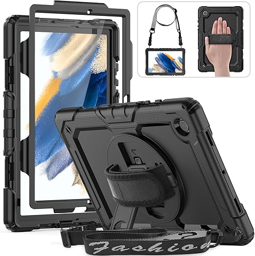 Miniatura 28 de HXCASEAC Funda para Samsung Galaxy Tab A9+ Plus de 11 pulgadas, protectora con protector de pantalla/correa de mano/soporte para bolígrafo,