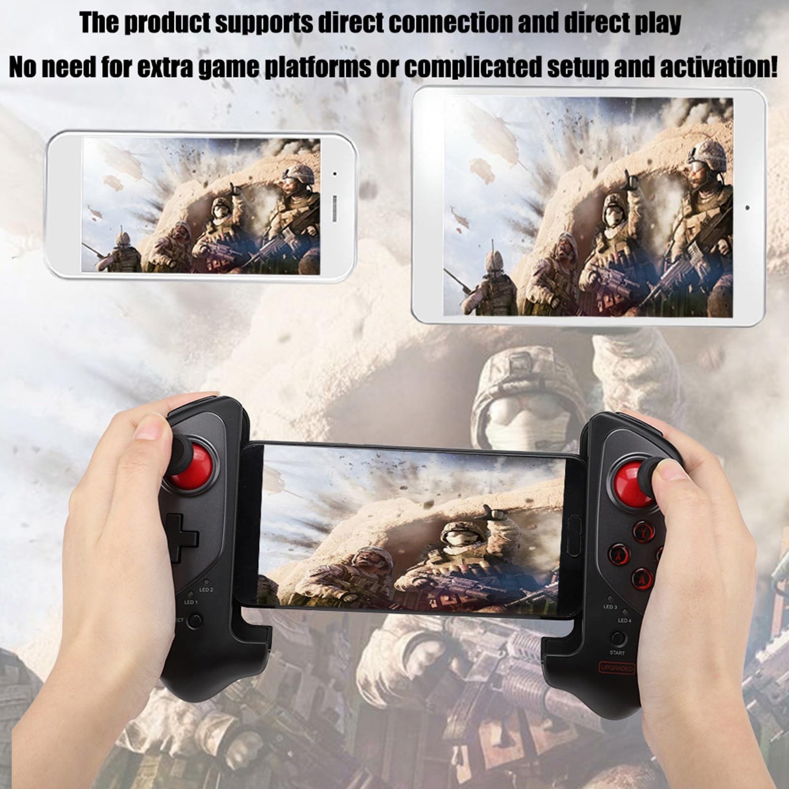 Funzionamento Wireless del Controller di Gioco Telescopico Intelligente per Tablet TV per Telefoni Cellulari/iOS