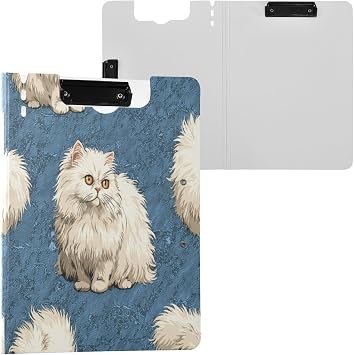 A4 Clipboards Folder Persian Cat Funny Letter Size Clipboard Design Decorative Plastic Clipboards