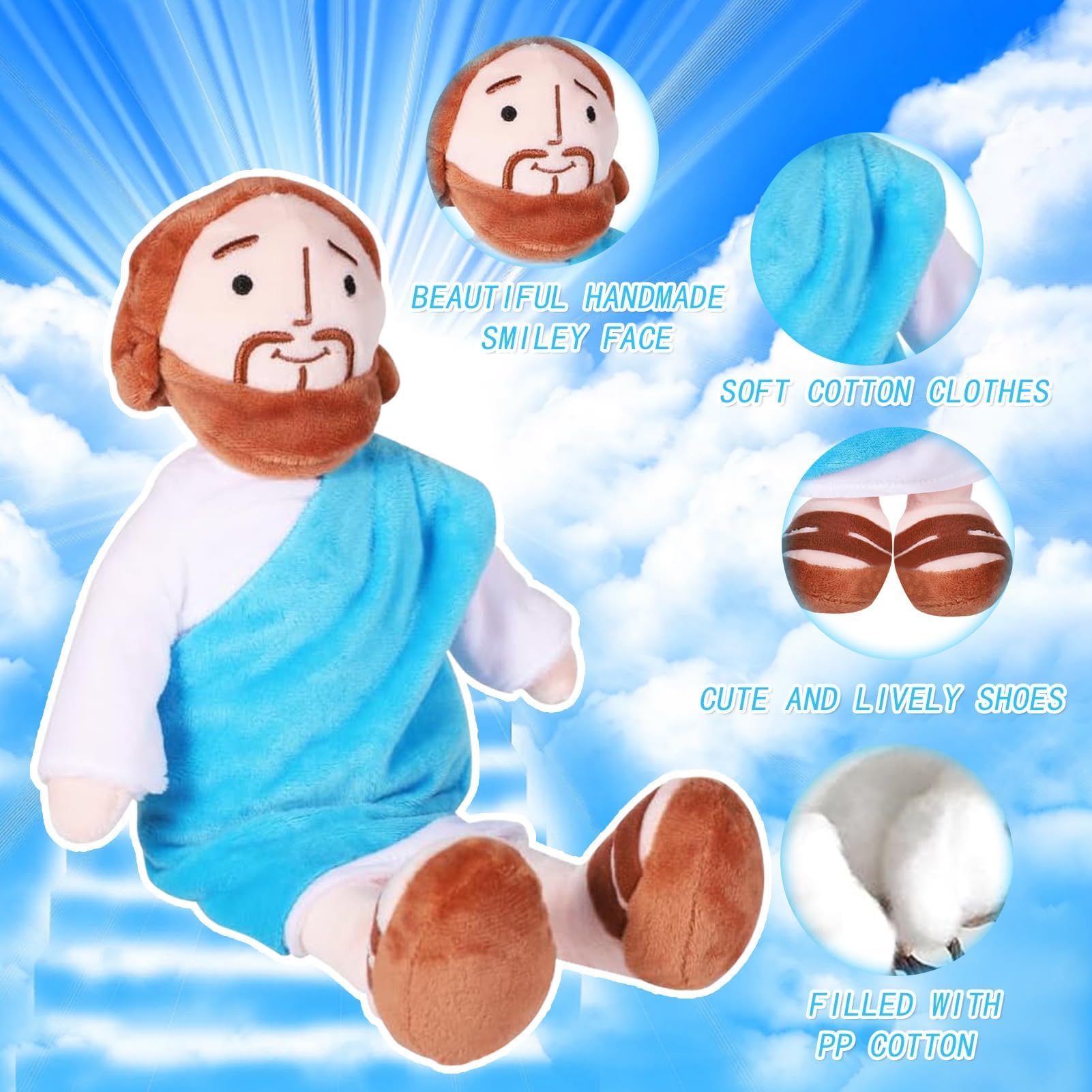 Hpbaggy Tessuto, My Friend Jesus Plush