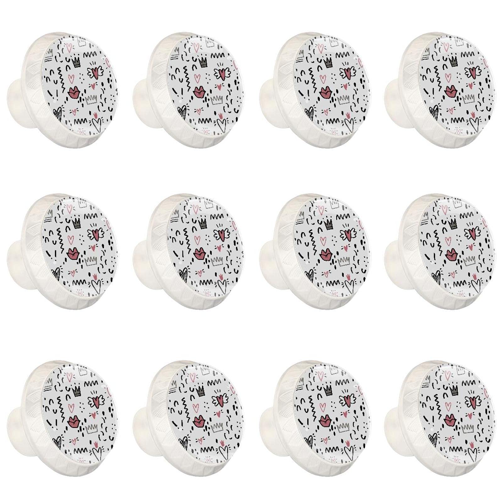 Boutons d'armoires de cuisine mignons pour tiroirs de commode et placards