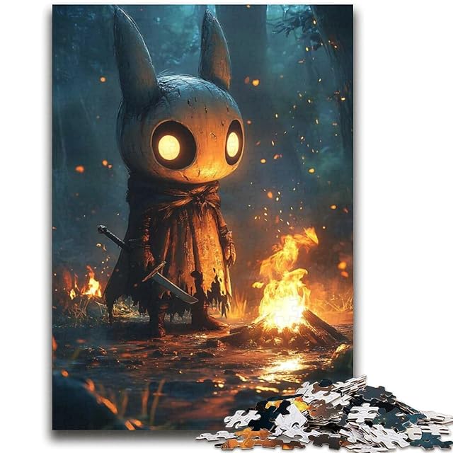 Foto 4 de 6 de Rompecabezas de Personajes de Hollow Knight de Fire 1000 Piezas Actividad Cerebral Inteligente Corte láser…