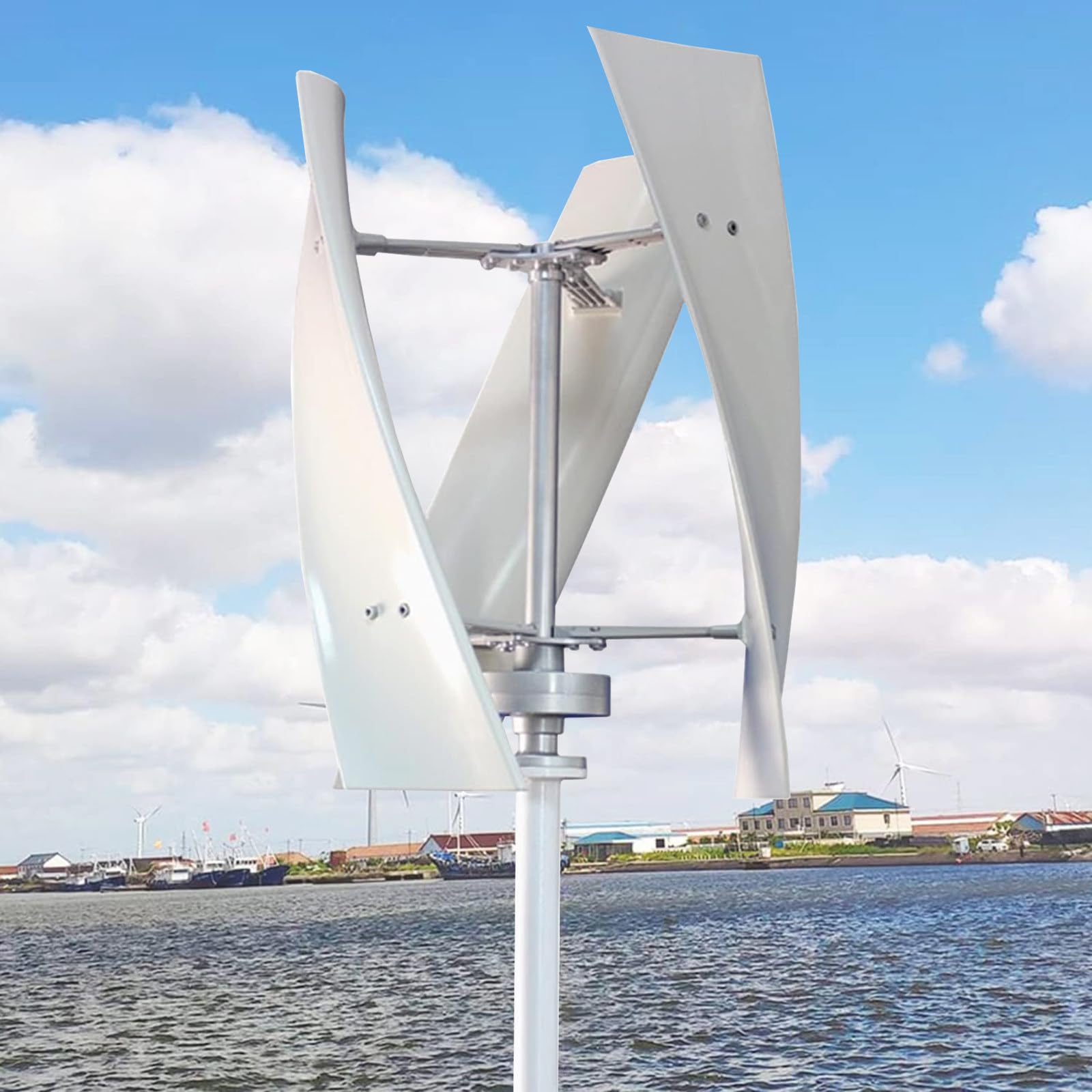 Zestaw generatora turbiny wiatrowej, 400 W z 3 ostrzami i kontrolerem ładowania, 12 V/24 V do kampera, morskiego, domu, idealny do hybrydowych systemów solarno-wiatrowych