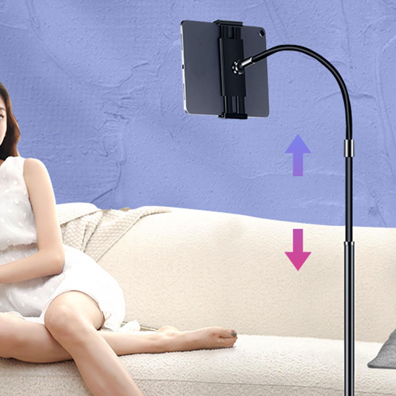 Soporte de teléfono Flexible para la mayoría de los teléfonos, Altura Ajustable, Base Estable, Adecuado para Videos y fotografías interactivas.