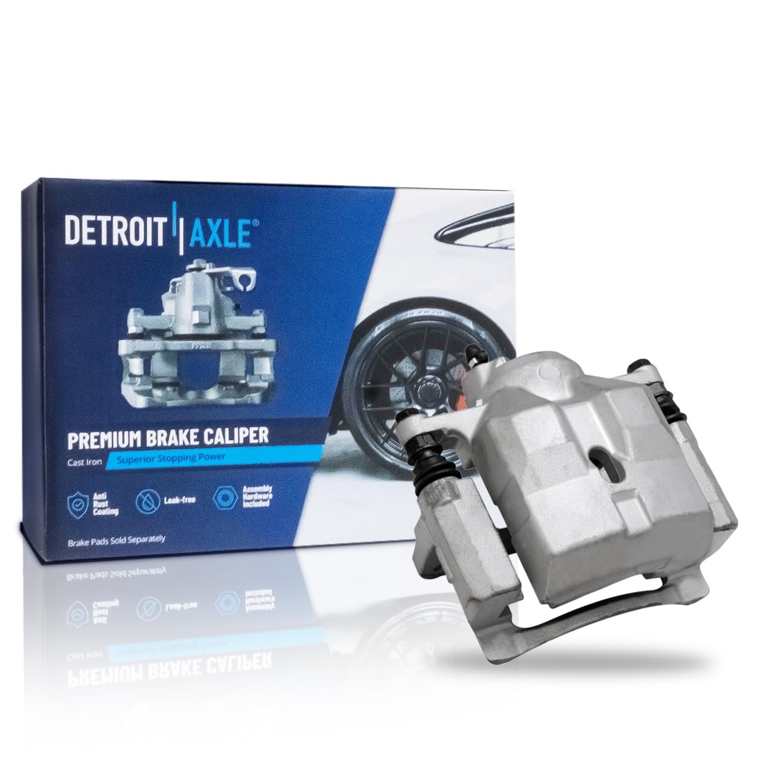 Detroit Axle - Front Right Brake Caliper for 10-22 Toyota Prius