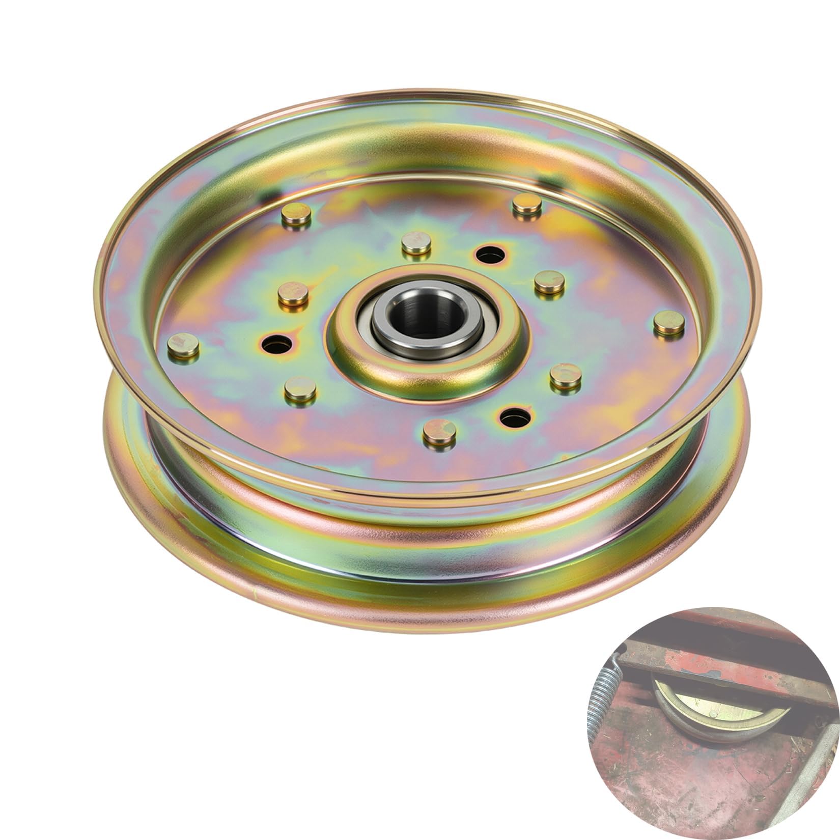 Amazon.com: Replacement Bush Hog Idler Pulley, PSLER Mower