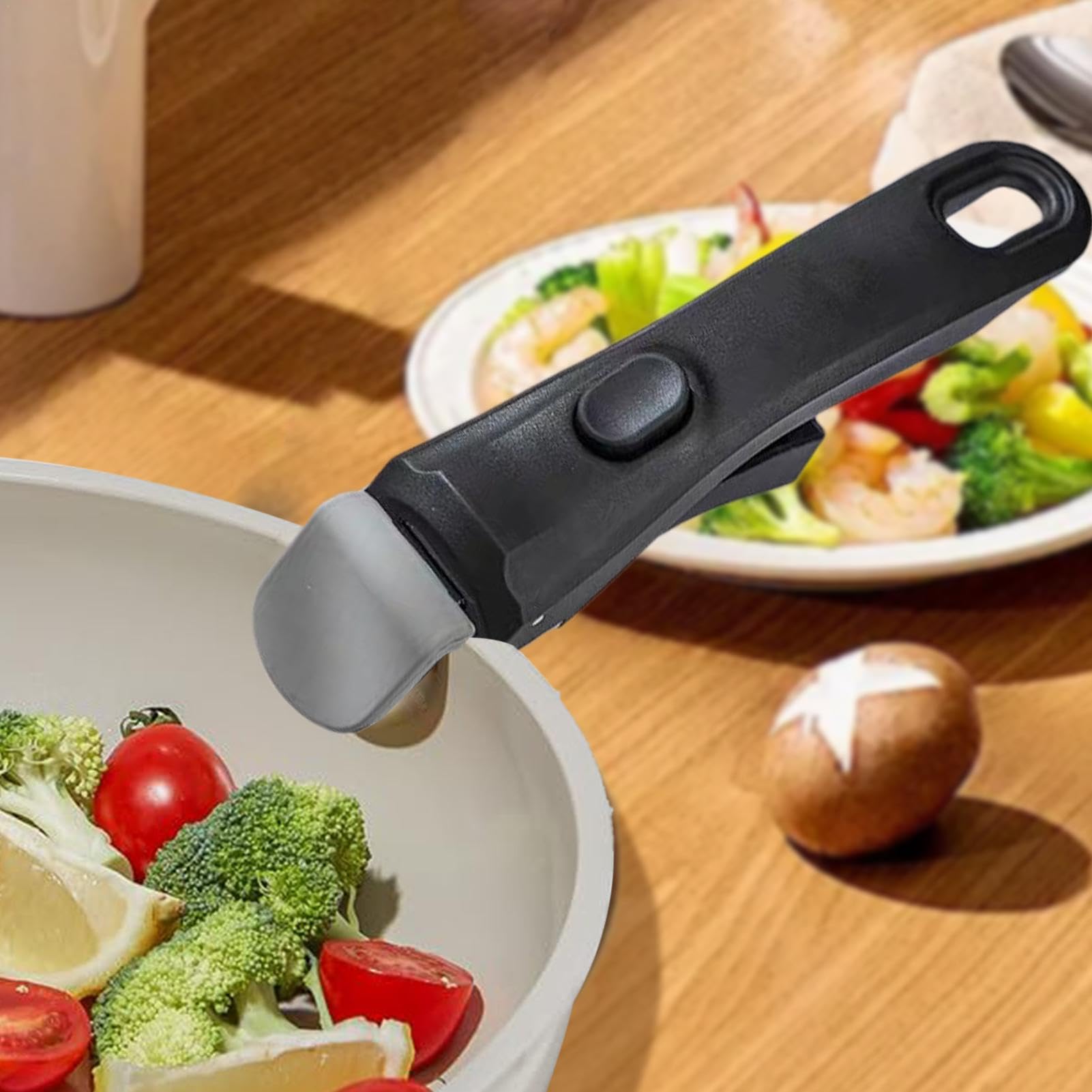 Poignée Amovible Pour Casserole Et Poêle - Ergonomique, Anti-dérapante - Compatible Tous Ustensiles Cuisine