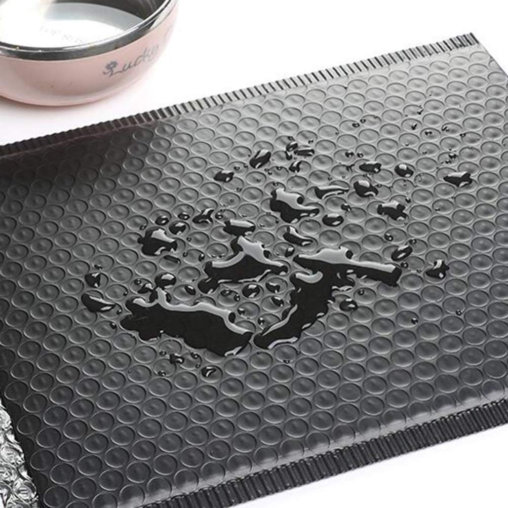 Busta a Antiurto 25 Pezzi in Pvc Nera per Imballaggio