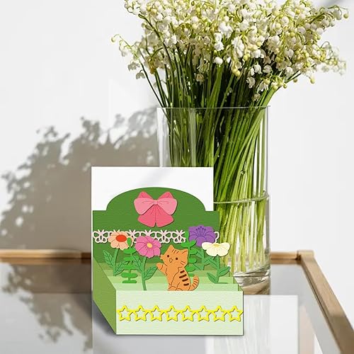 Vista 27 de GLOBLELAND Troqueles de corte de casa 3D Plantilla de plantilla de estampado de casa de acero al carbono Plantilla de corte de metal