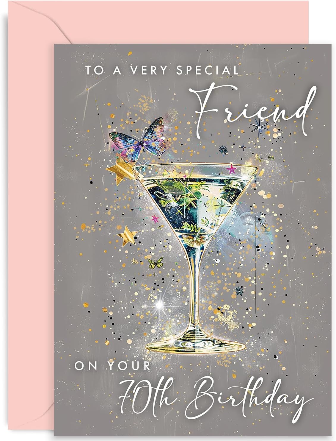 Old English Co. Special 70th Birthday Card for Female Friend - Best ...