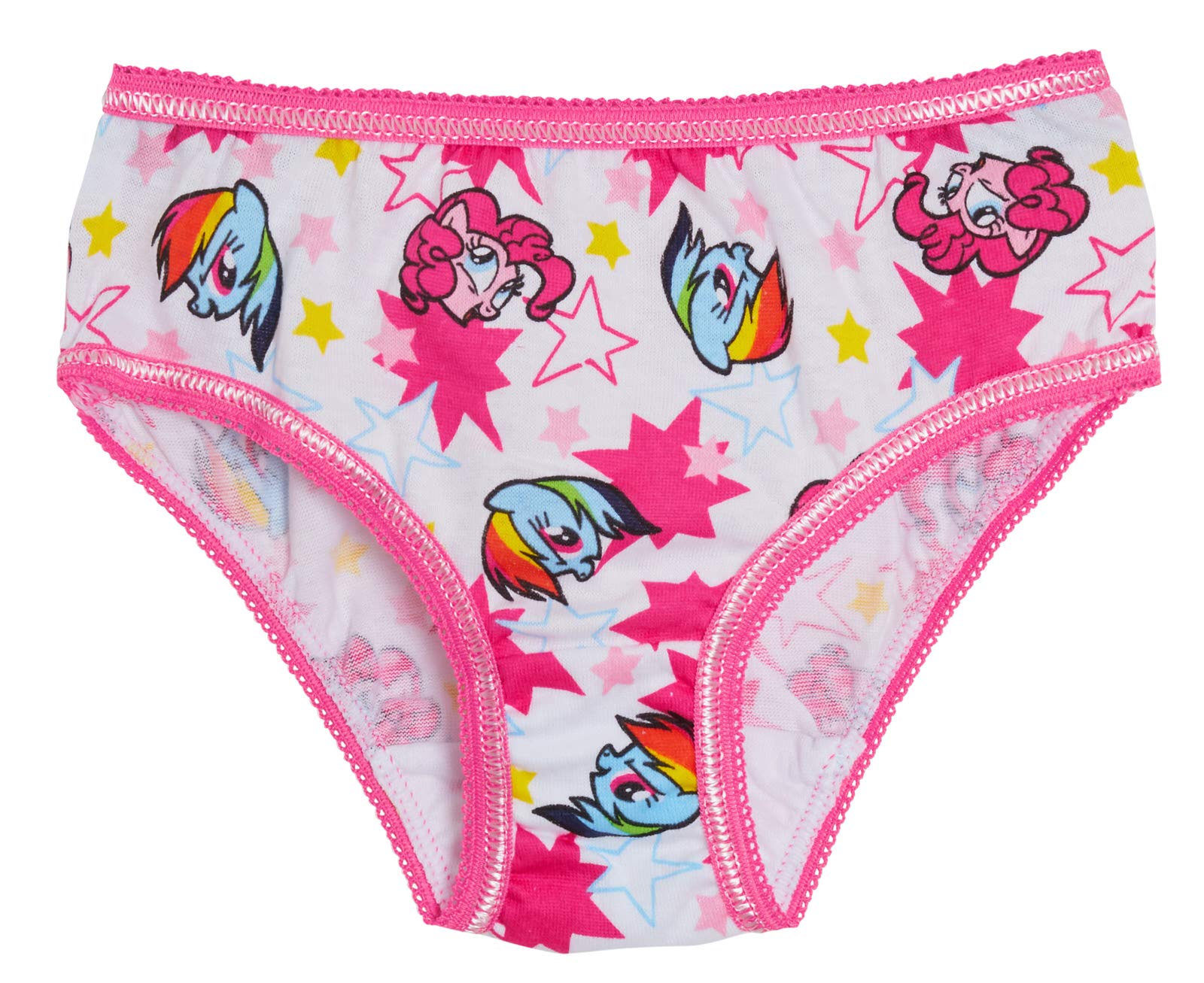 Girls Multi Pack Briefs Kids Rainbow Dash Underwear Knickers (Pack of 3