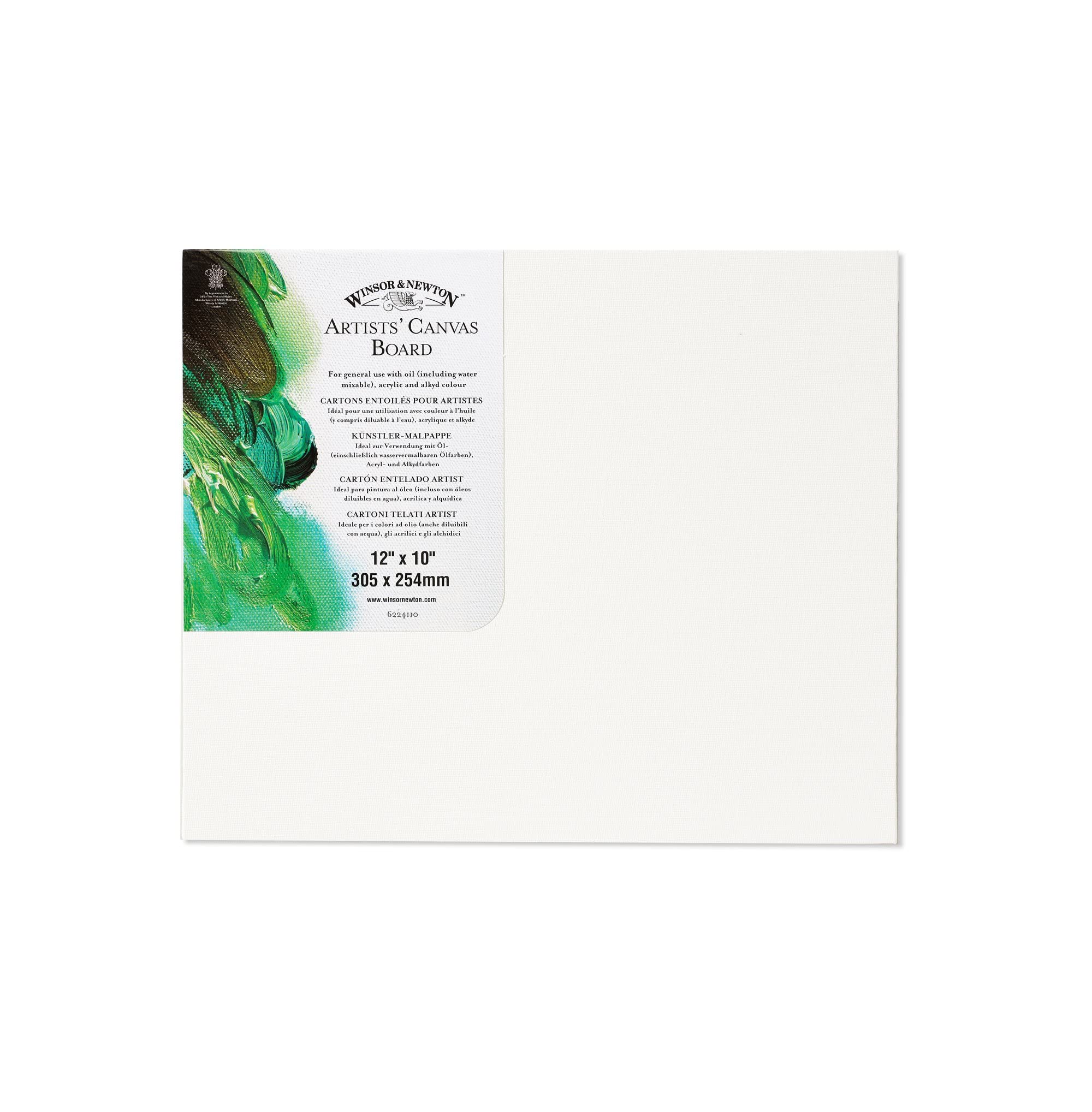 Winsor & Newton : Artists' Canvas Board : 12x10in (Apx.30x25cm)
