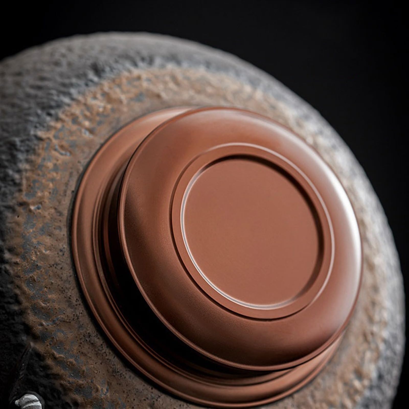 pojemniki na herbatę, kawę i cukier Ceramiczny duży pojemnik na herbatę z podwójną metalową pokrywką i szczelnym słoikiem do przechowywania
